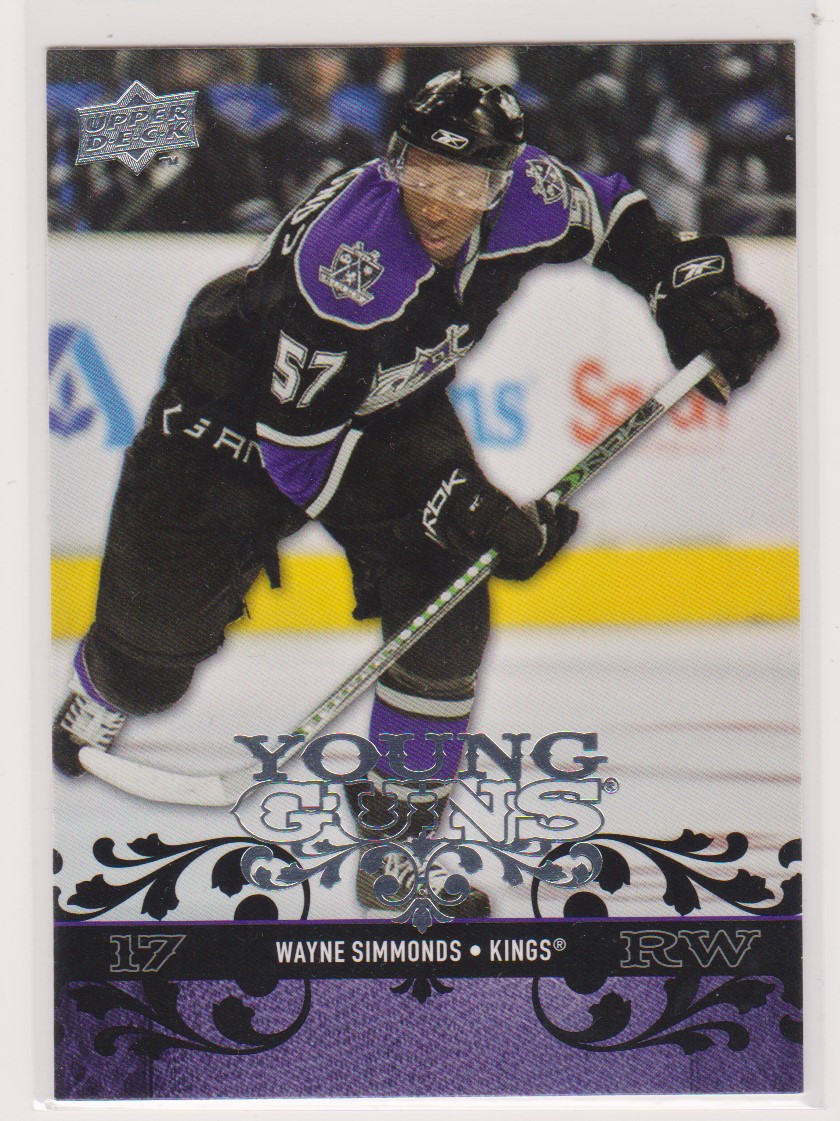 (image for) 2008-09 Upper Deck #221 Wayne Simmonds YG RC
